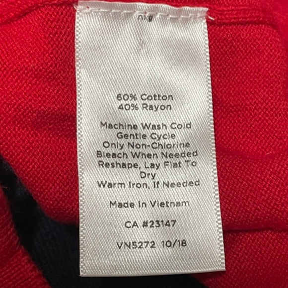 Talbots Striped Cardigan and Tank Top Set Size Large Petite - Picture 4 of 11